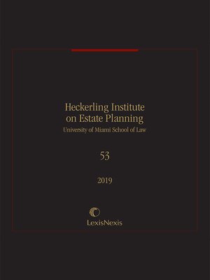 cover image of 53rd Annual Heckerling Institute on Estate Planning